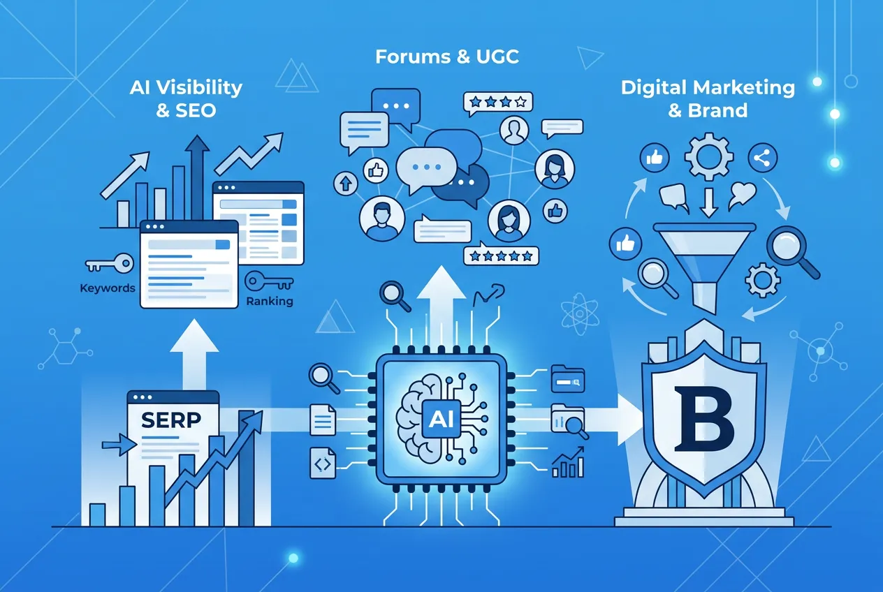 AI-видимость: как форумы и UGC влияют на ваш бренд