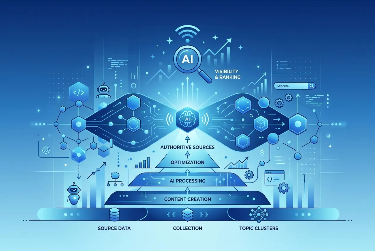 Контент-системы для AI-видимости: архитектура авторитетных источников