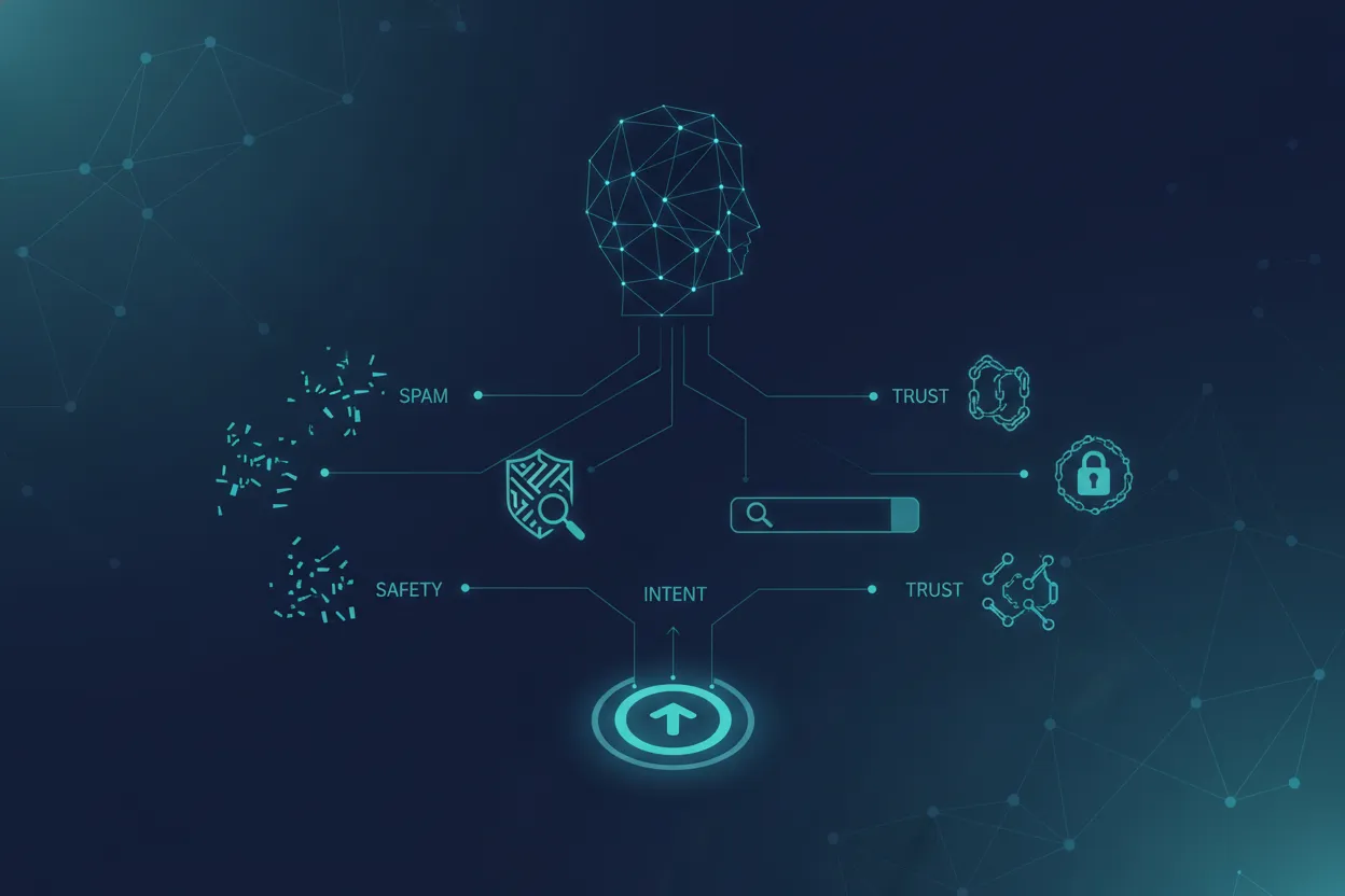 AI-ответы: как Spam, Safety, Intent и Trust влияют на видимость