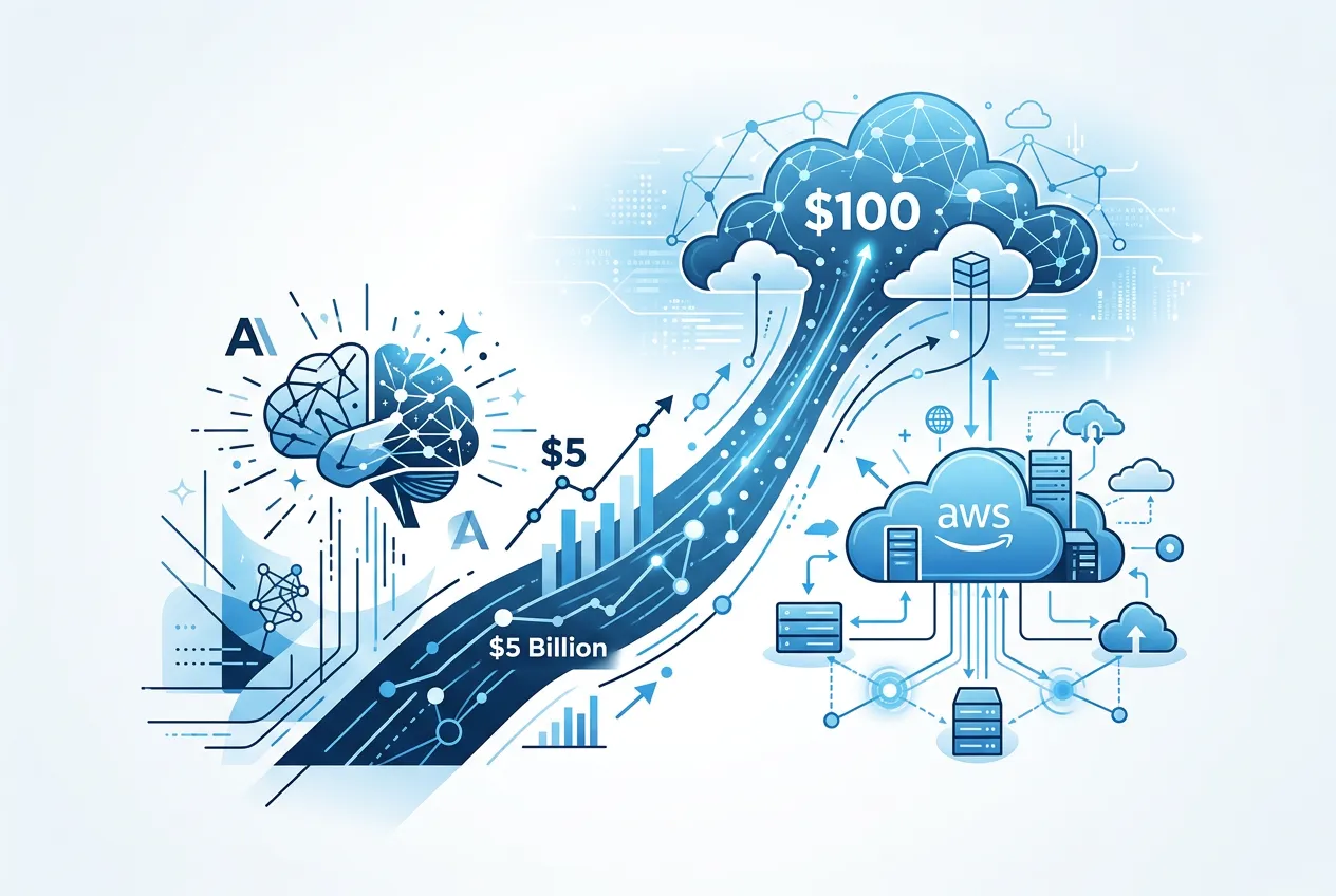 Anthropic и Amazon: $5 млрд инвестиций и $100 млрд в облако