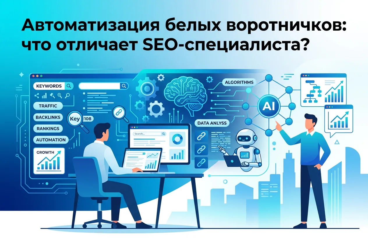 Автоматизация белых воротничков: что отличает SEO-специалиста?
