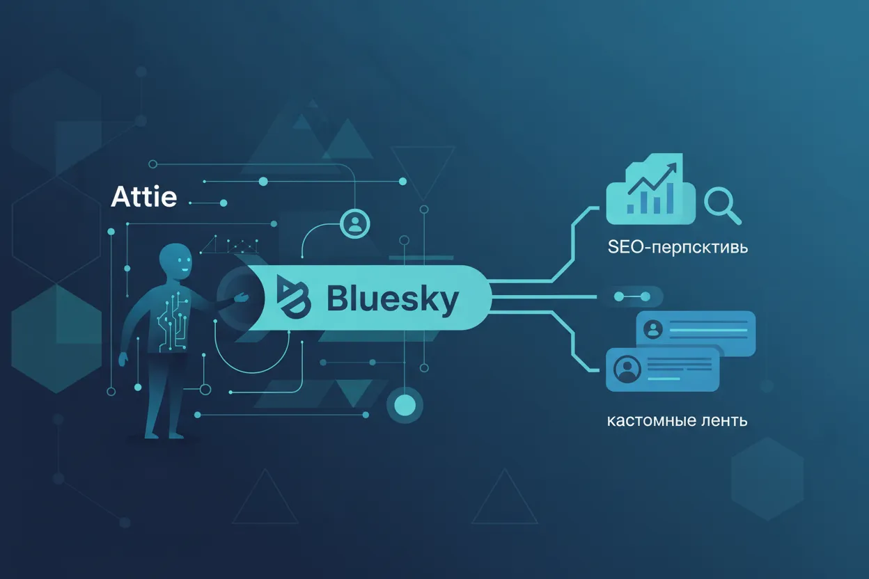 Bluesky и ИИ: Attie для кастомных лент и SEO-перспективы