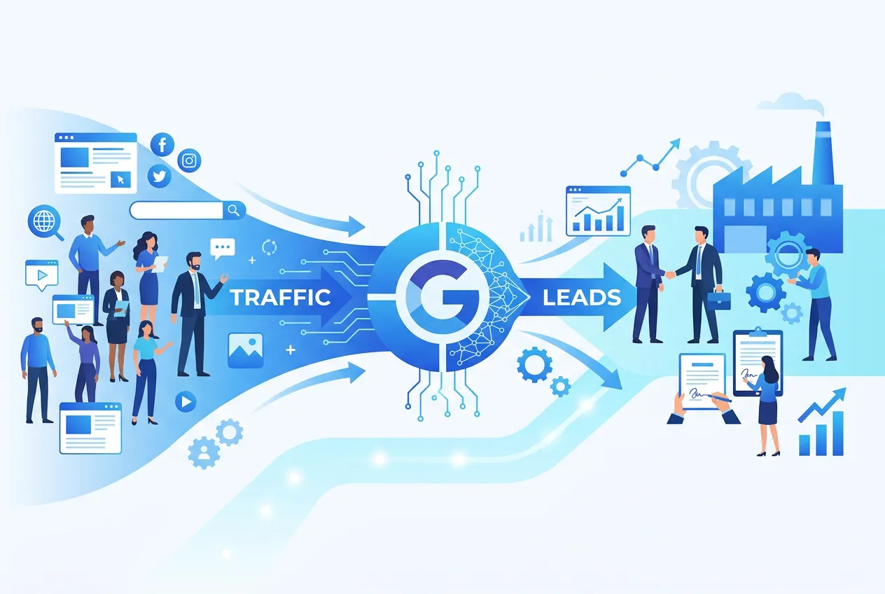 Google меняет B2B-маркетинг: меньше трафика, больше лидов