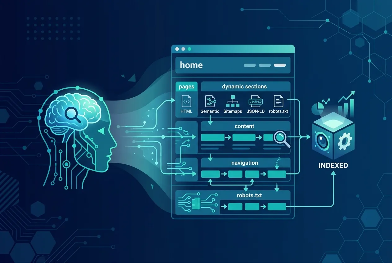 Machine-First: Архитектура сайтов для ИИ-индексации и использования