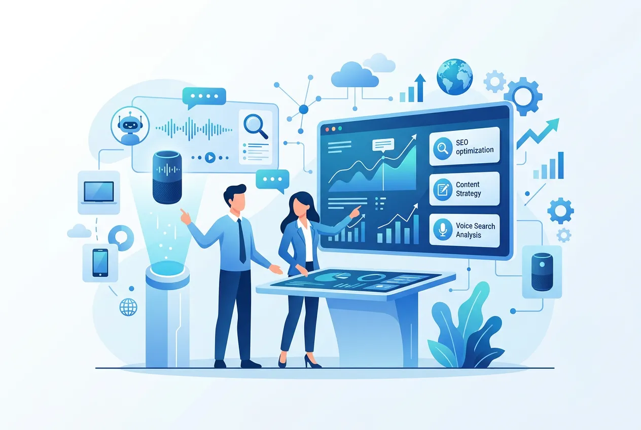 Голосовой AI: Как изменится SEO-офис будущего